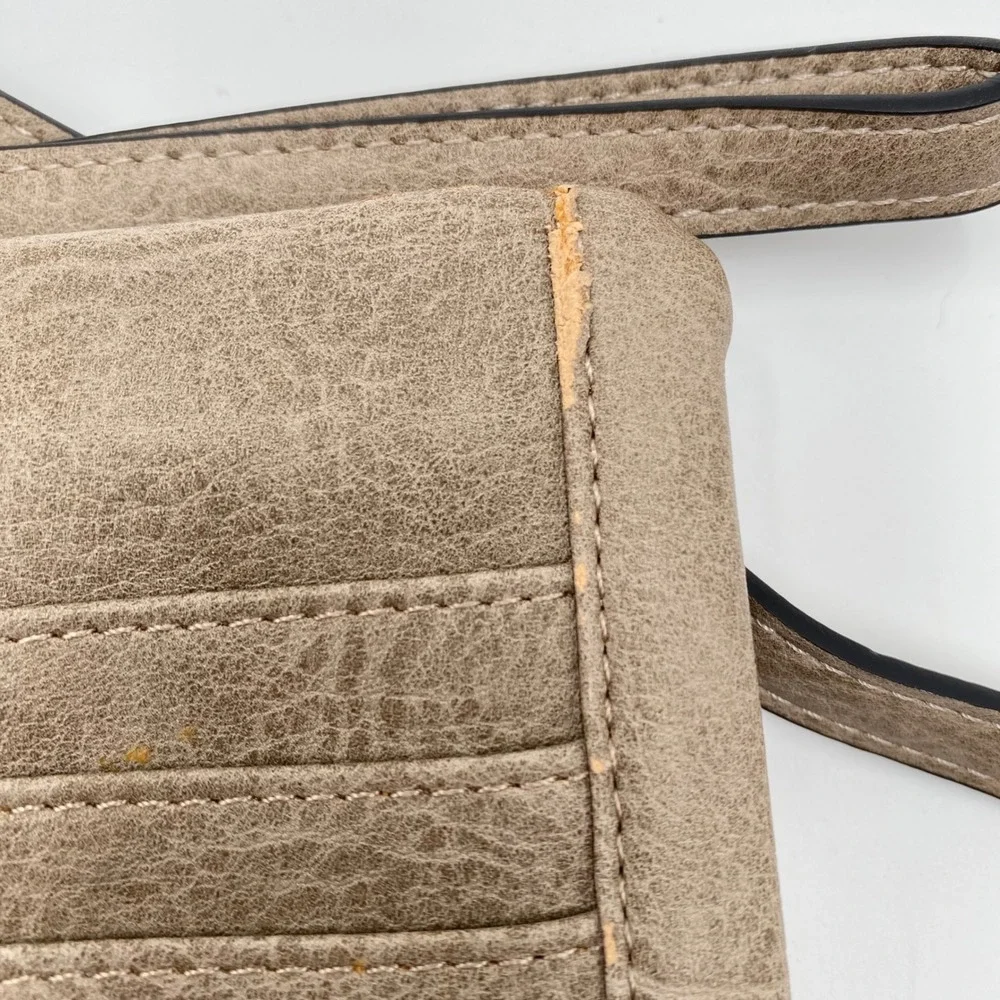 JEN&CO Woven Crossbody Wallet Clutch Organizer Card‎ Slots ID Window Strap